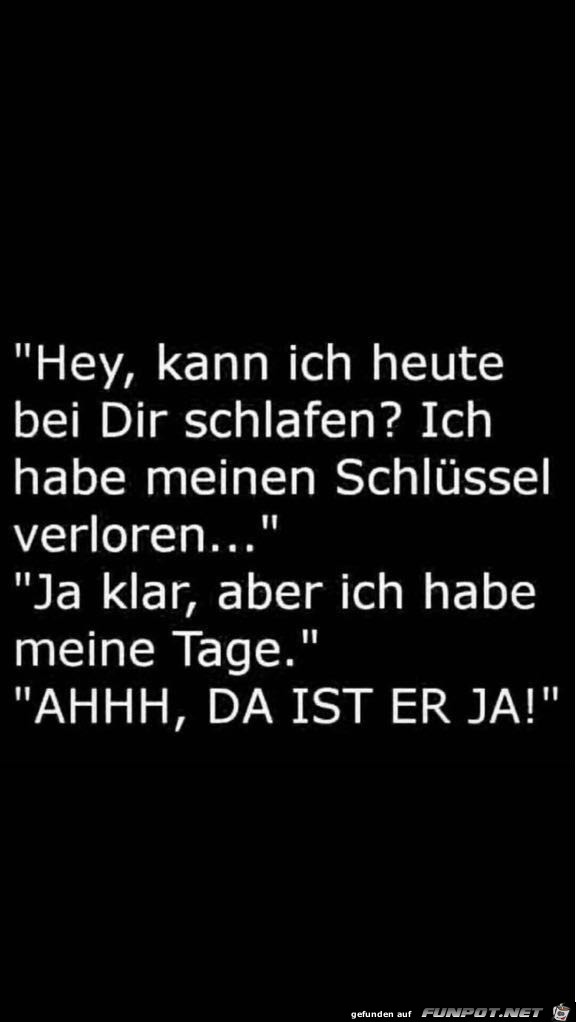 Kann ich heute bei dir schlafen? Kann ich heute bei dir schlafen?