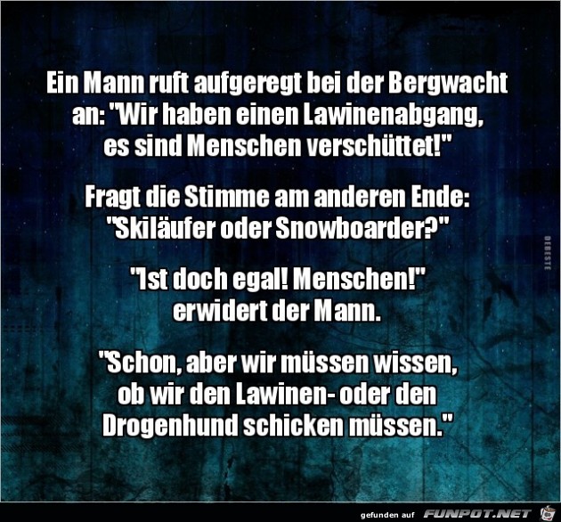 ein Mann ruft aufgeregt bei der Berrgwacht an ein Mann ruft aufgeregt bei der Berrgwacht an