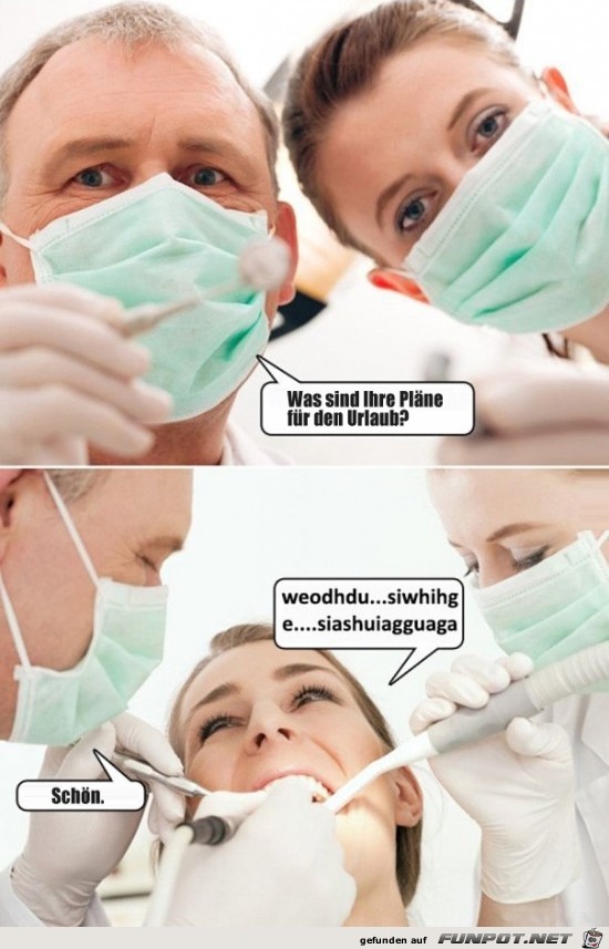 Immer beim Zahnarzt