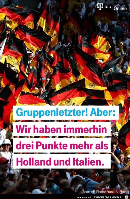 Gruppenletzter - aber...