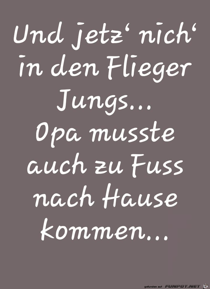 Nicht in den Flieger Nicht in den Flieger