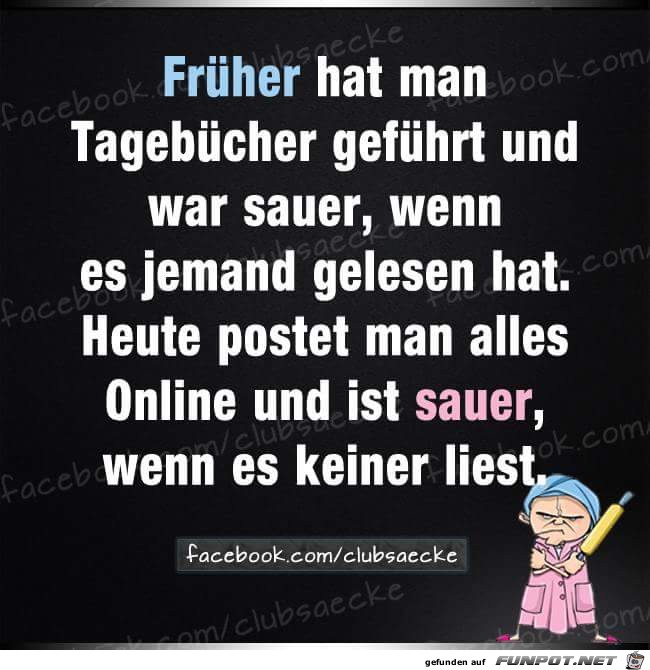 frueher hat man frueher hat man