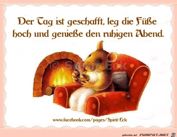 Der Tag ist geschafft Der Tag ist geschafft