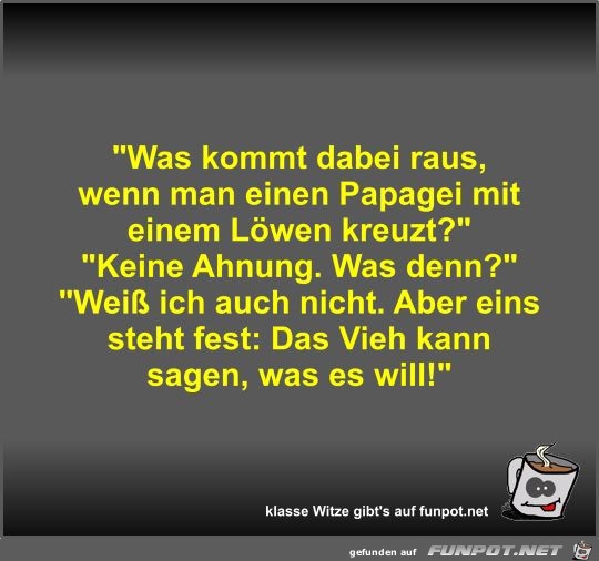 Was kommt dabei raus Was kommt dabei raus