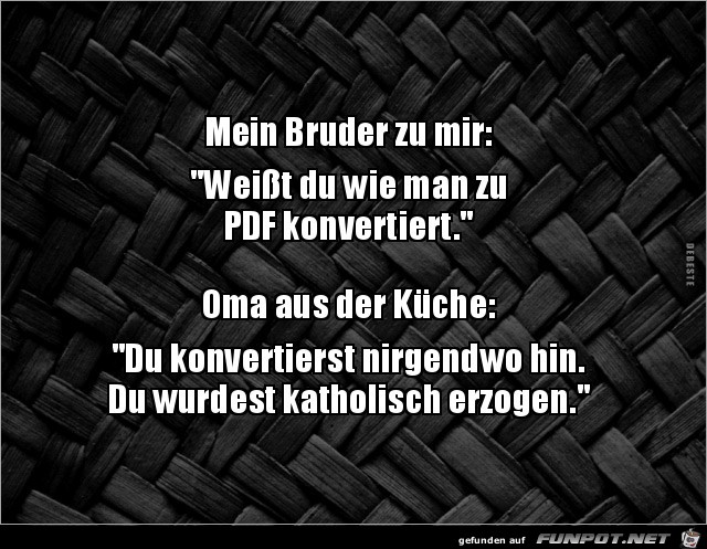 Es wird nicht konvertiert Es wird nicht konvertiert