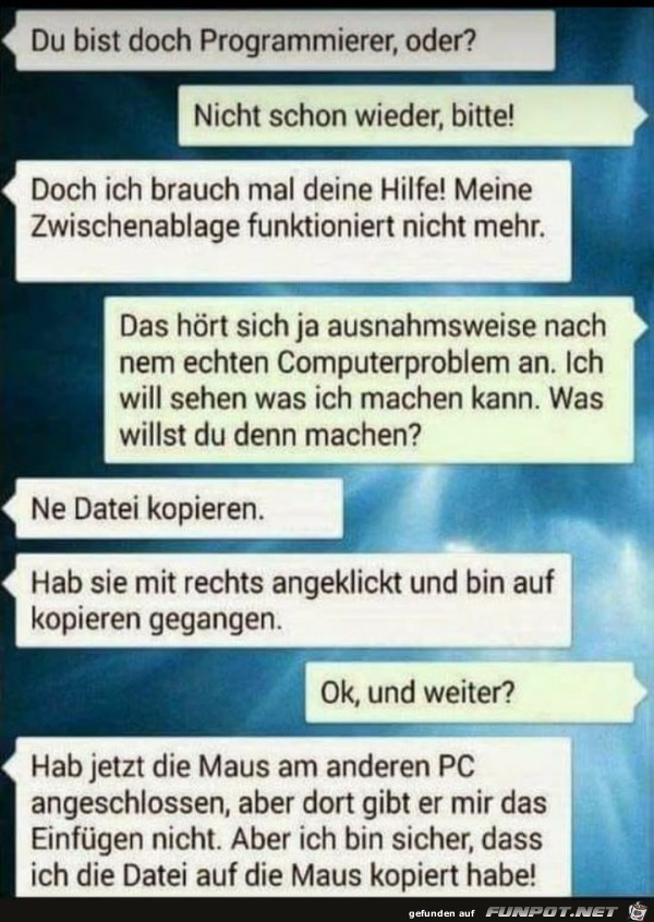 Du bist Programmierer