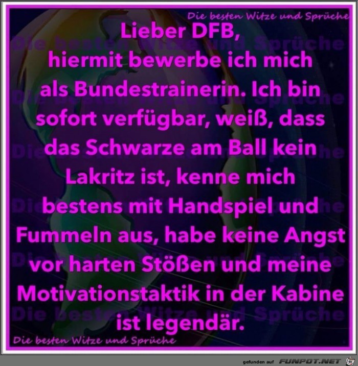 DFB Bewerbung DFB Bewerbung