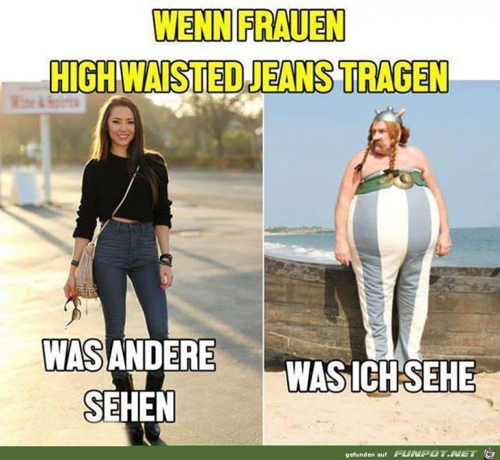 Jeans tragen