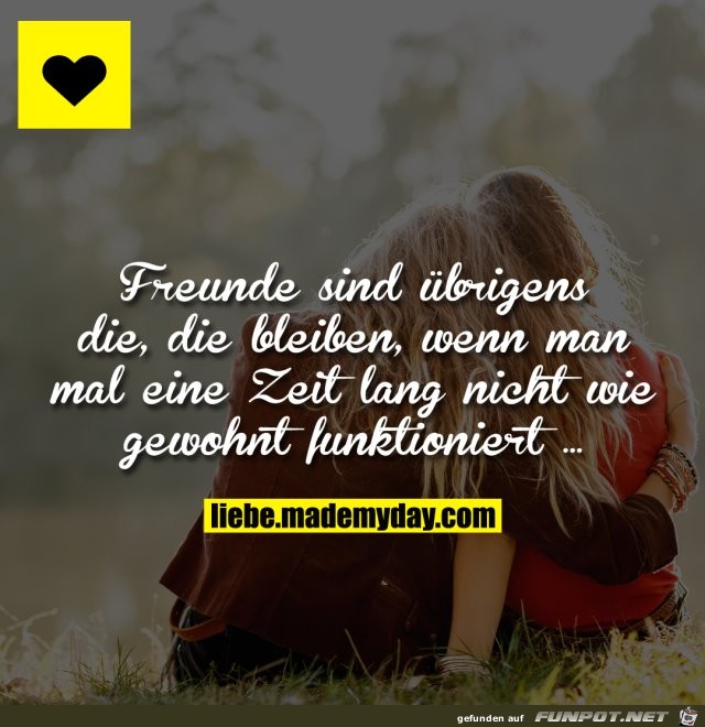 freunde sind uebrigens