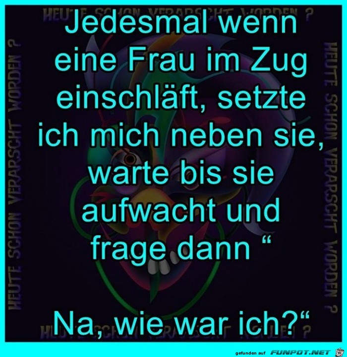 Frau im Zug Frau im Zug