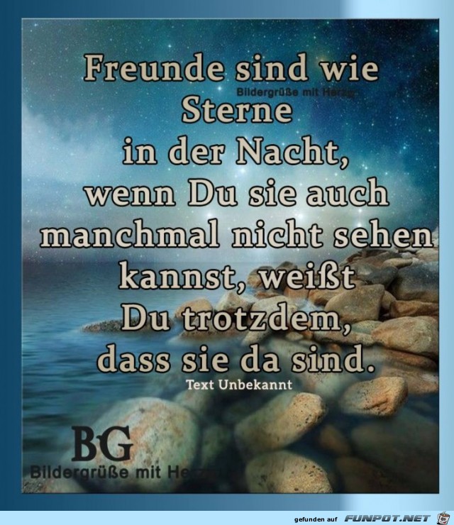 Freunde sind wie Sterne