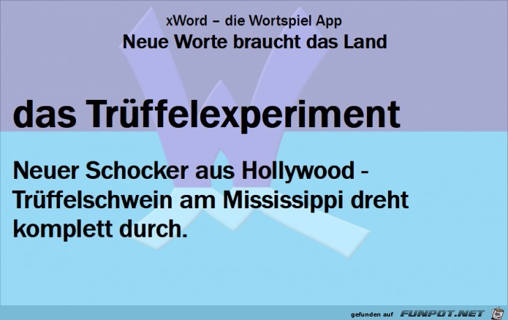 Neue-Worte-Trueffelexperiment