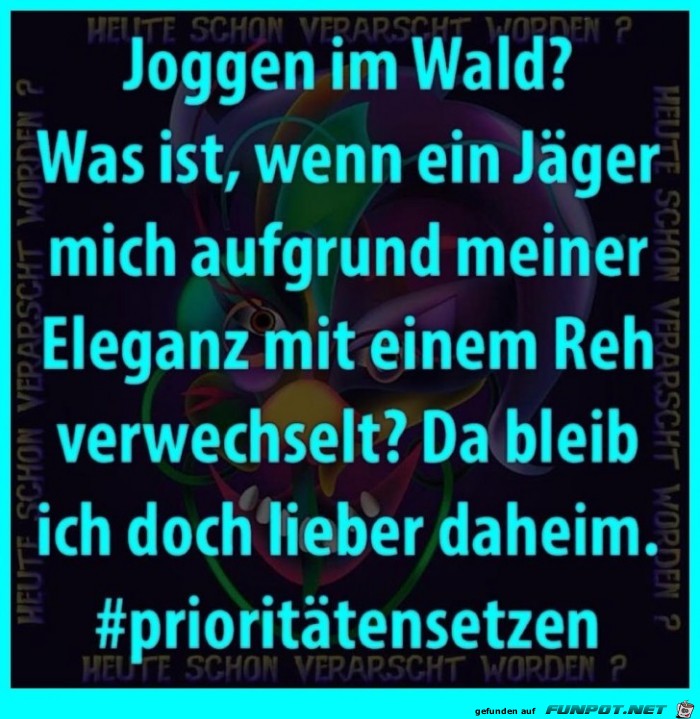 Joggen im Wald Joggen im Wald