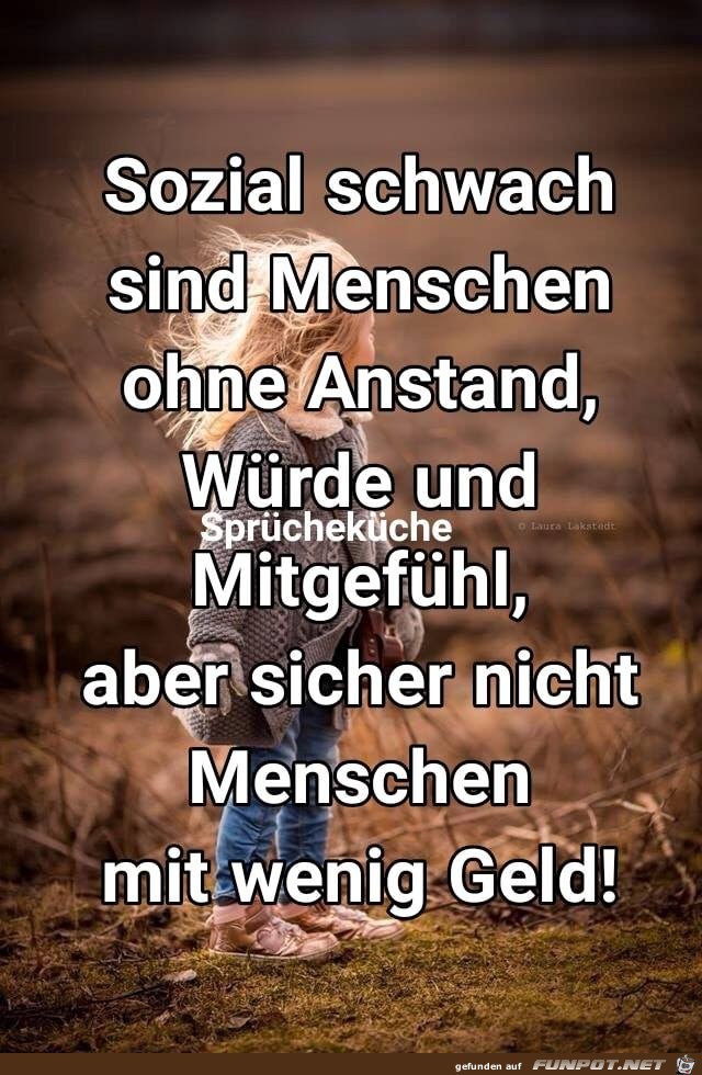 Sozial schwach sind Menschen Sozial schwach sind Menschen