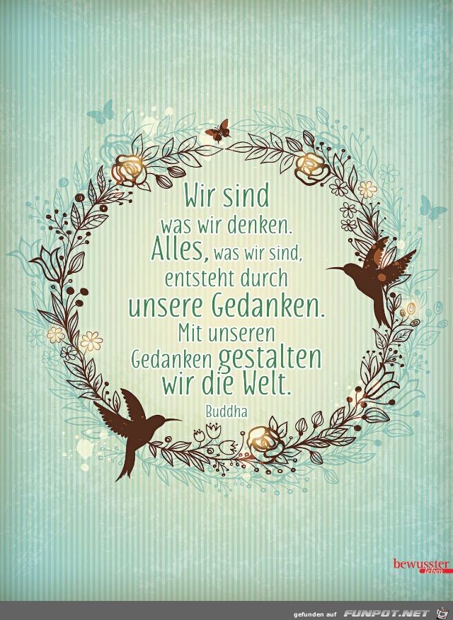wir sind was wir denken wir sind was wir denken