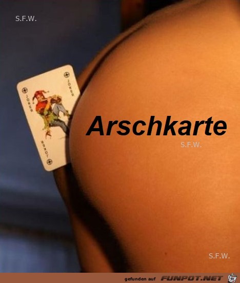 Arschkarte Arschkarte