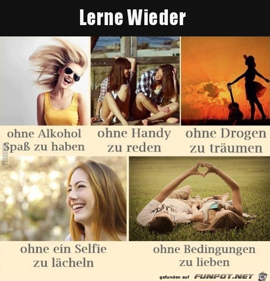 Lerne wieder......