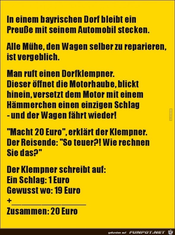 in einem bayrischen Dorf..... in einem bayrischen Dorf.....