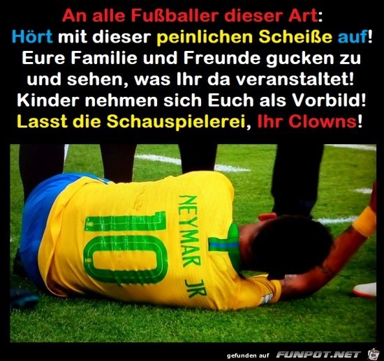 an alle Fussballer dieser Art !....