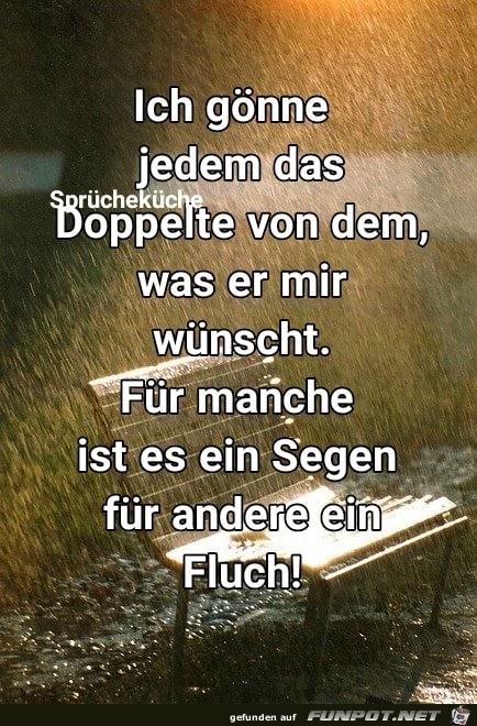 Goenne jeden das Doppelte Goenne jeden das Doppelte