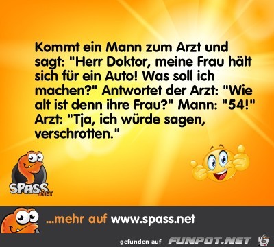 kommt ein Mann zum Arzt.... kommt ein Mann zum Arzt....