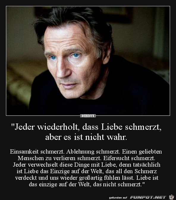 Liebe schmerzt.....