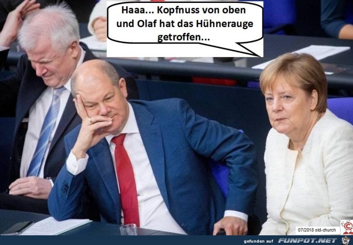 Nahkampf im Parlament