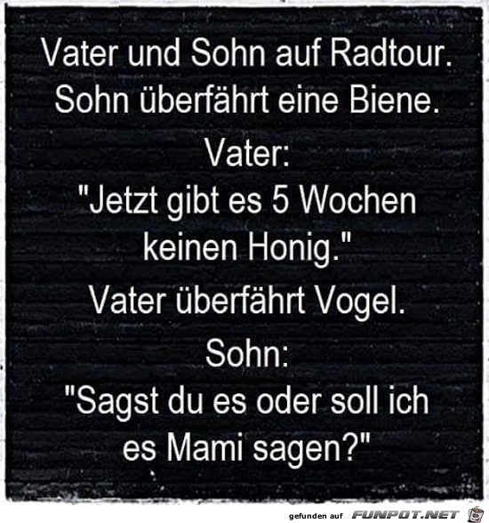Vater und Sohn auf Radtour Vater und Sohn auf Radtour