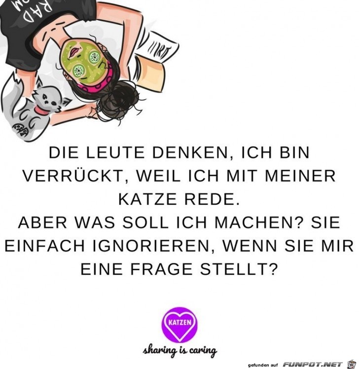die Leute denken ich bin verrckt