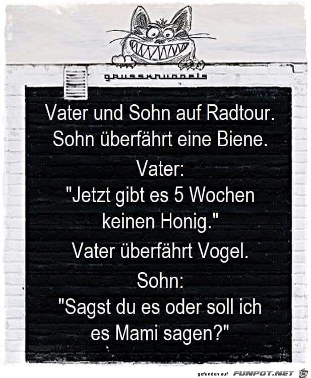 Vater und Sohn auf Radtour Vater und Sohn auf Radtour