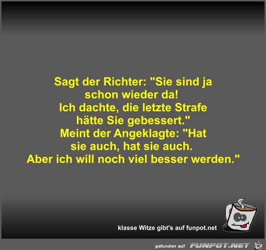 Sagt der Richter Sagt der Richter