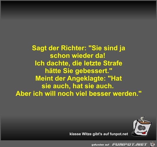 Sagt der Richter