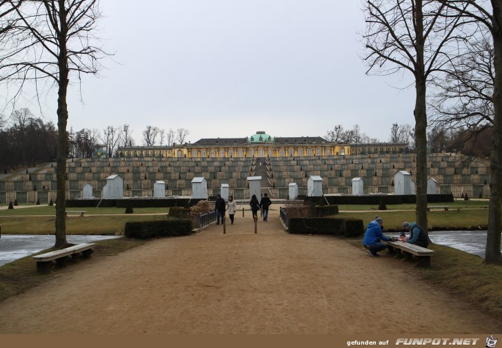 Impressionen aus Sanssouci (Potsdam) im Winter