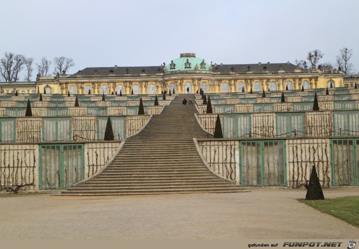 Impressionen aus Sanssouci (Potsdam) im Winter