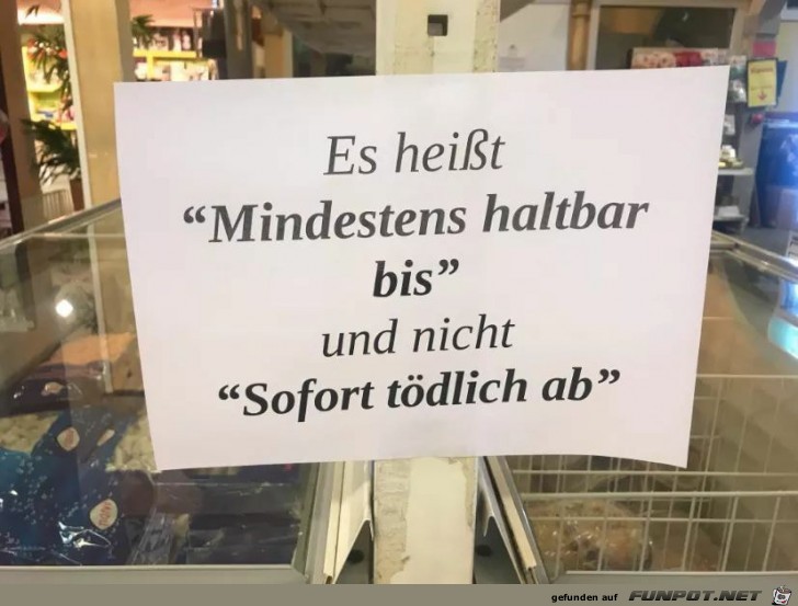 Mindesthaltbarkeit