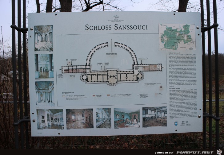 Schloss Sanssouci Uebersicht