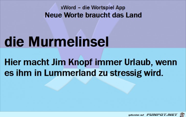 Neue-Worte-Murmelinsel