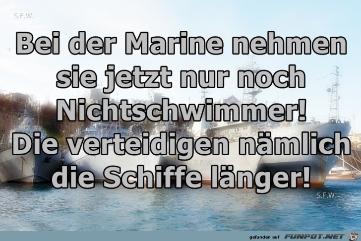 Bei der Marine