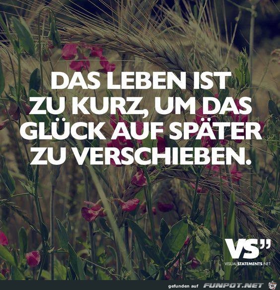 Das Leben ist zu kurz Das Leben ist zu kurz