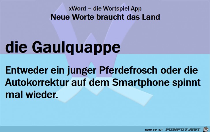 Neue-Worte-Gaulquappe