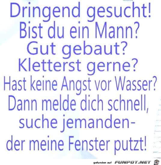 Mnner-Dringend gesucht