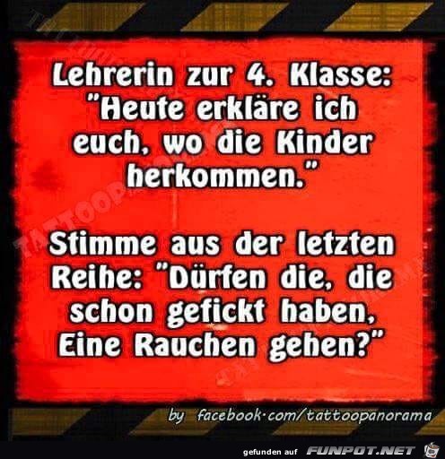 Unterricht in der 4. Klasse Unterricht in der 4. Klasse