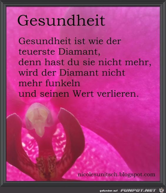 Gesundheit ist Gesundheit ist