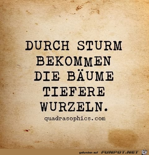 durch Sturm