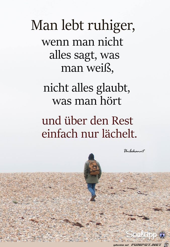 Man lebt ruhiger Man lebt ruhiger
