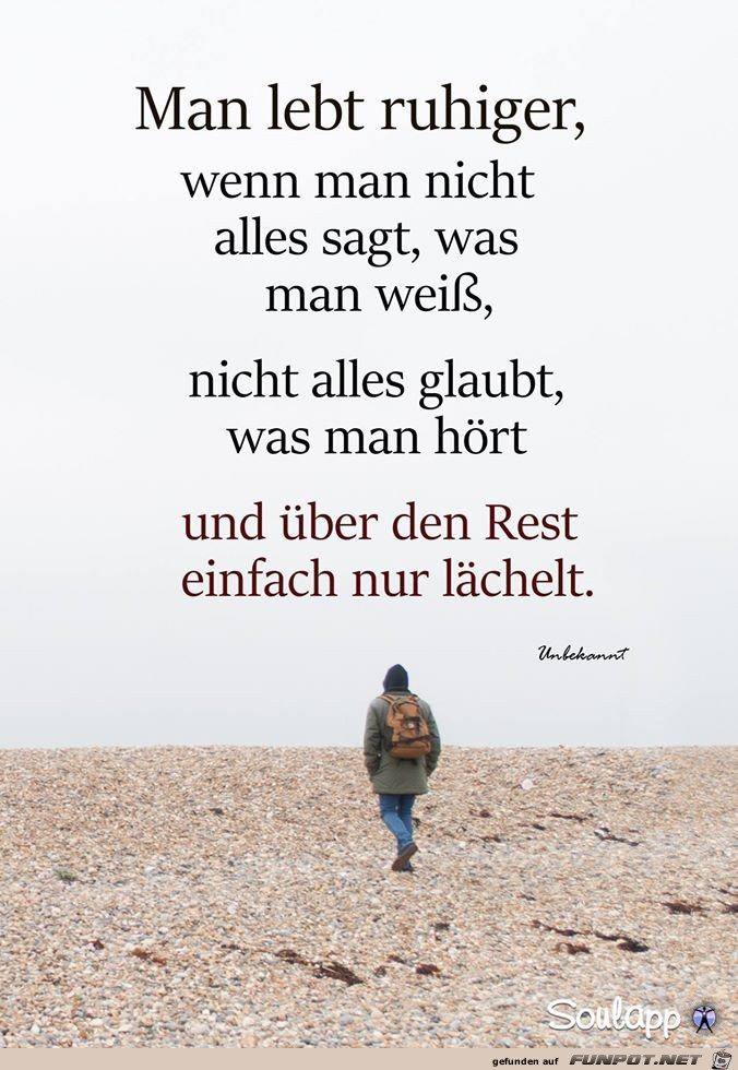 Man lebt ruhiger