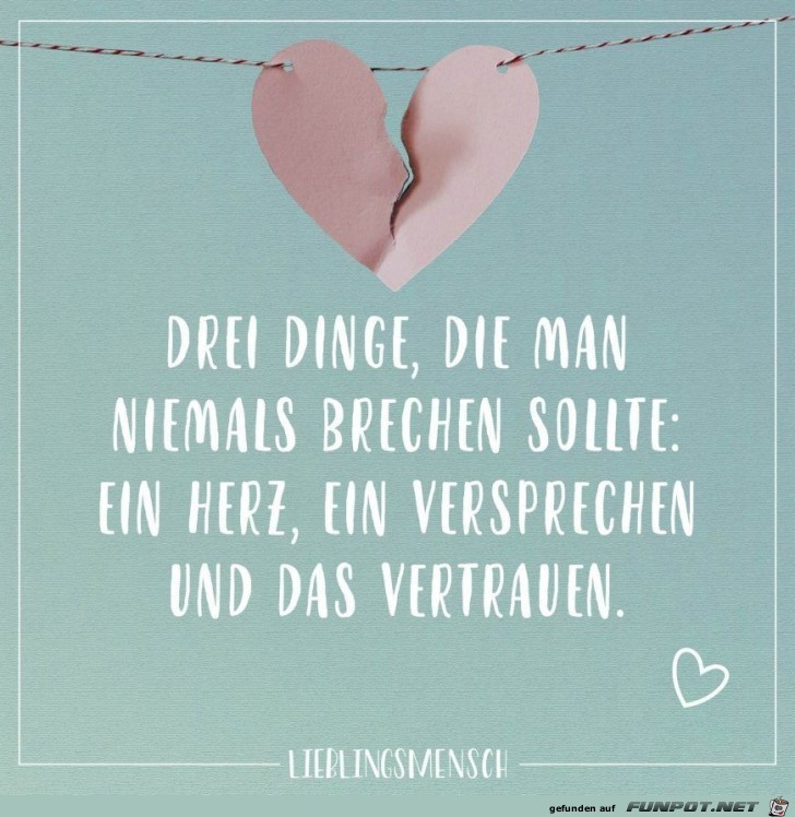 drei dinge die man drei dinge die man
