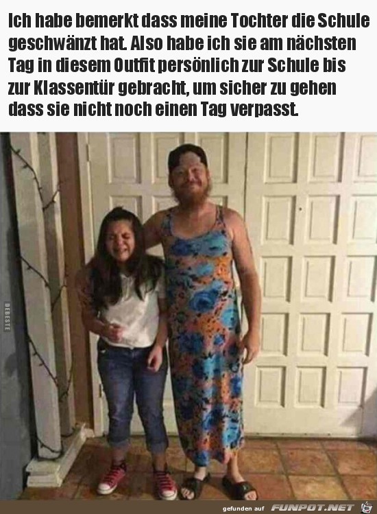 Schule geschwnzt....