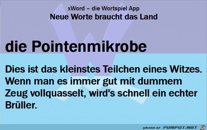 Neue-Worte-Pointenmikrobe