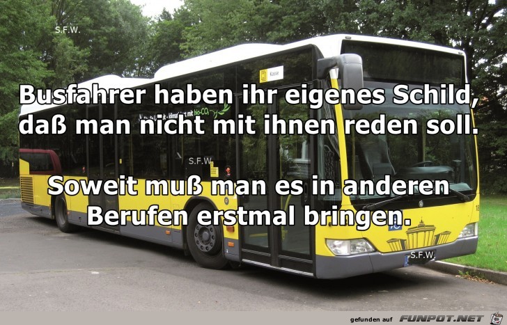 Busfahrer haben